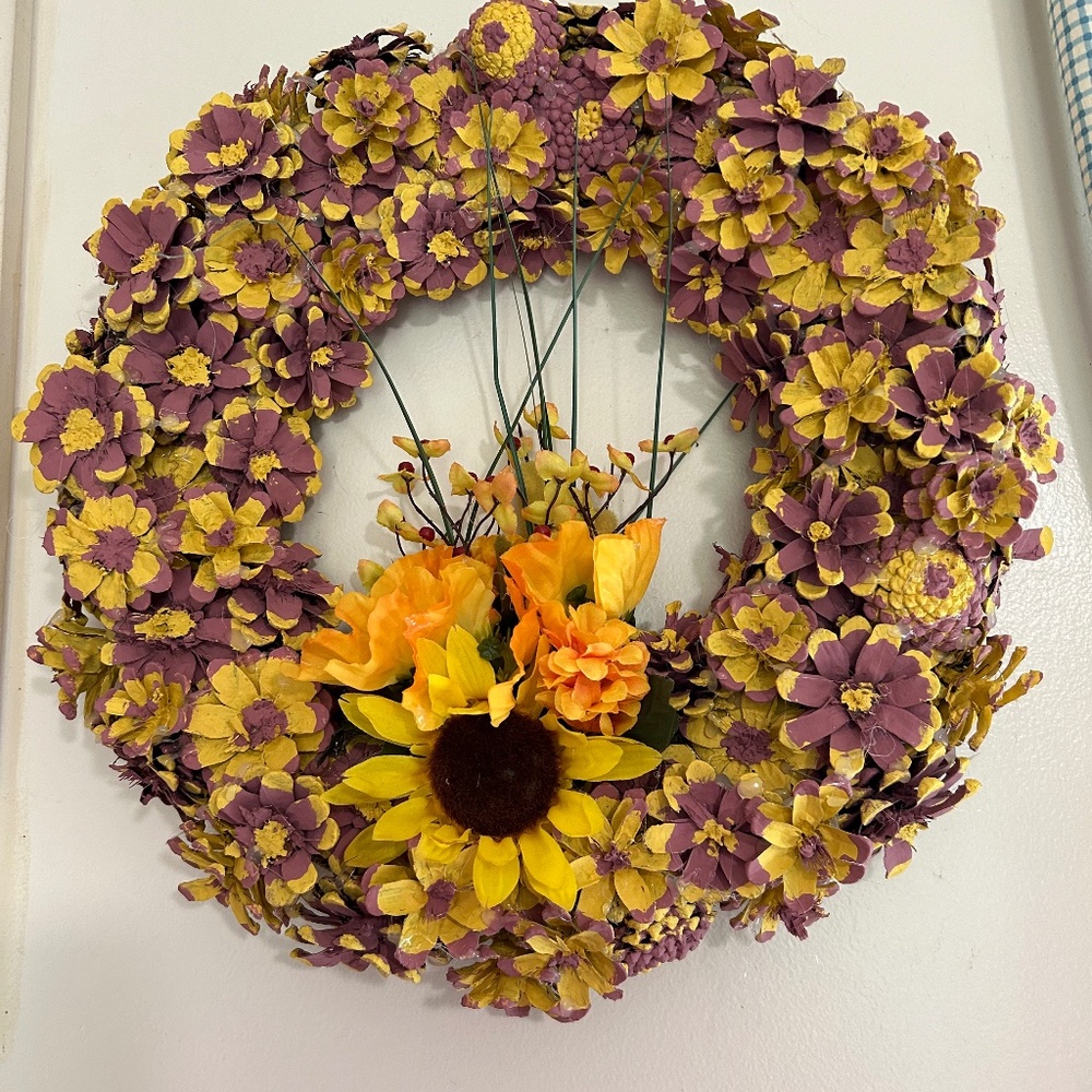 Pinecone wreath
